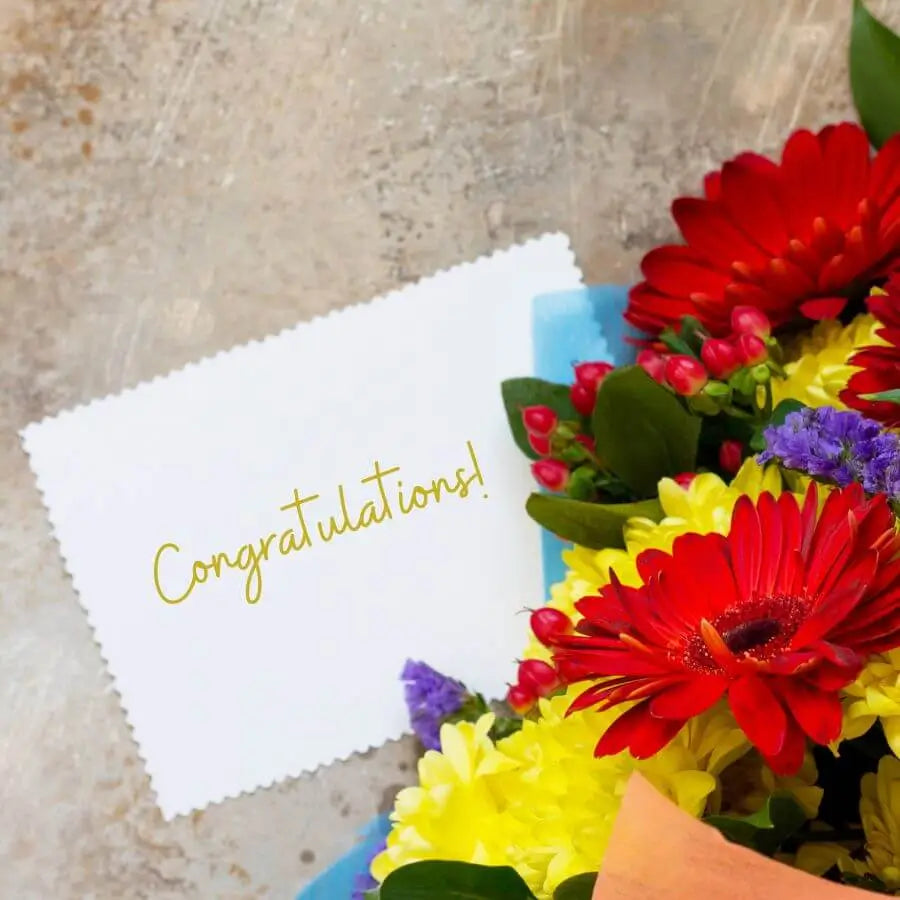 Congratulations and Graduation Flowers