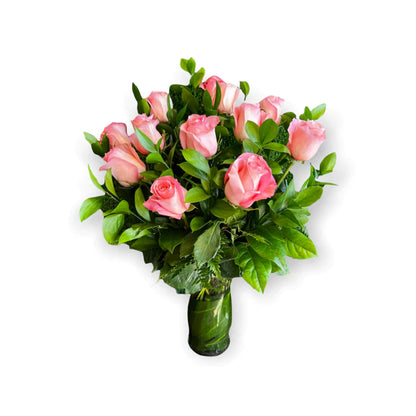 Roses By The Dozen-Heartfelt collection of roses for celebrating love on anniversaries, mixed colors available